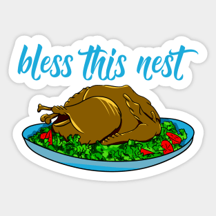 Blessed Thanksgiving Dinner Sticker